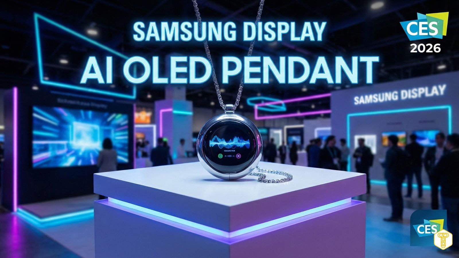 Samsung Display AI OLED Pendant: Is This The Future of Wearable Tech? (CES 2026 First Look)