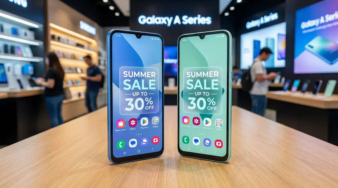 Image showing Samsung Galaxy A Series Sale Phones