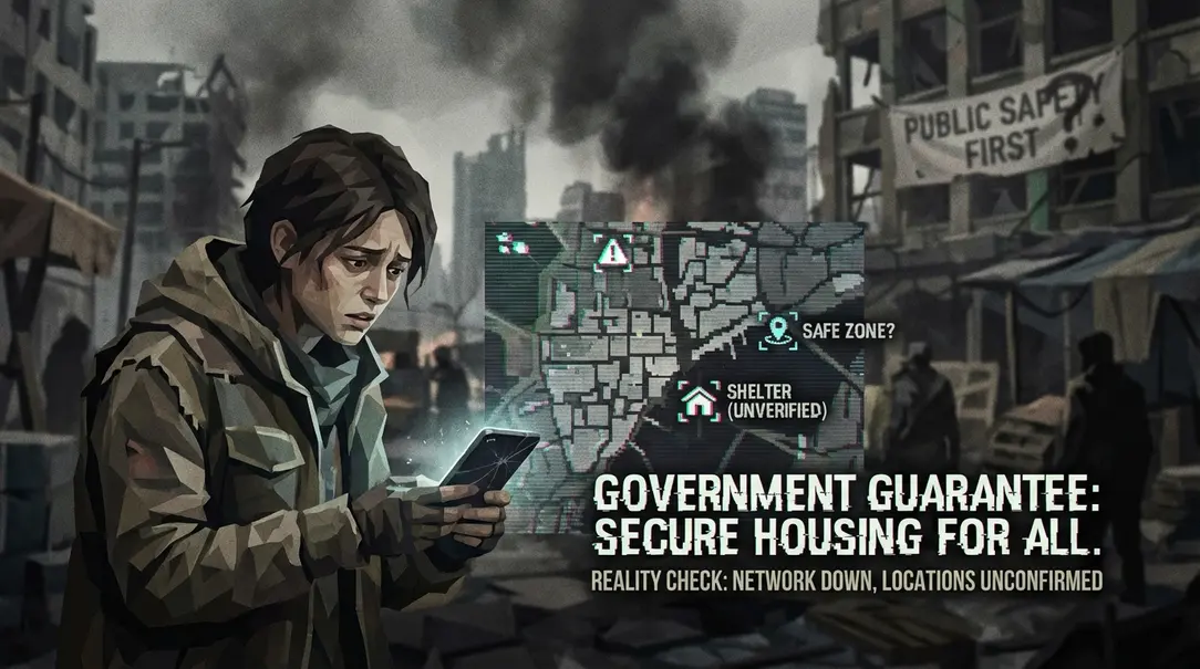 Image showing Digital Shelter Map Discrepancy