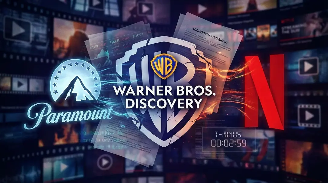 Image showing Paramount_Netflix_WBD_Acquisition_Battle