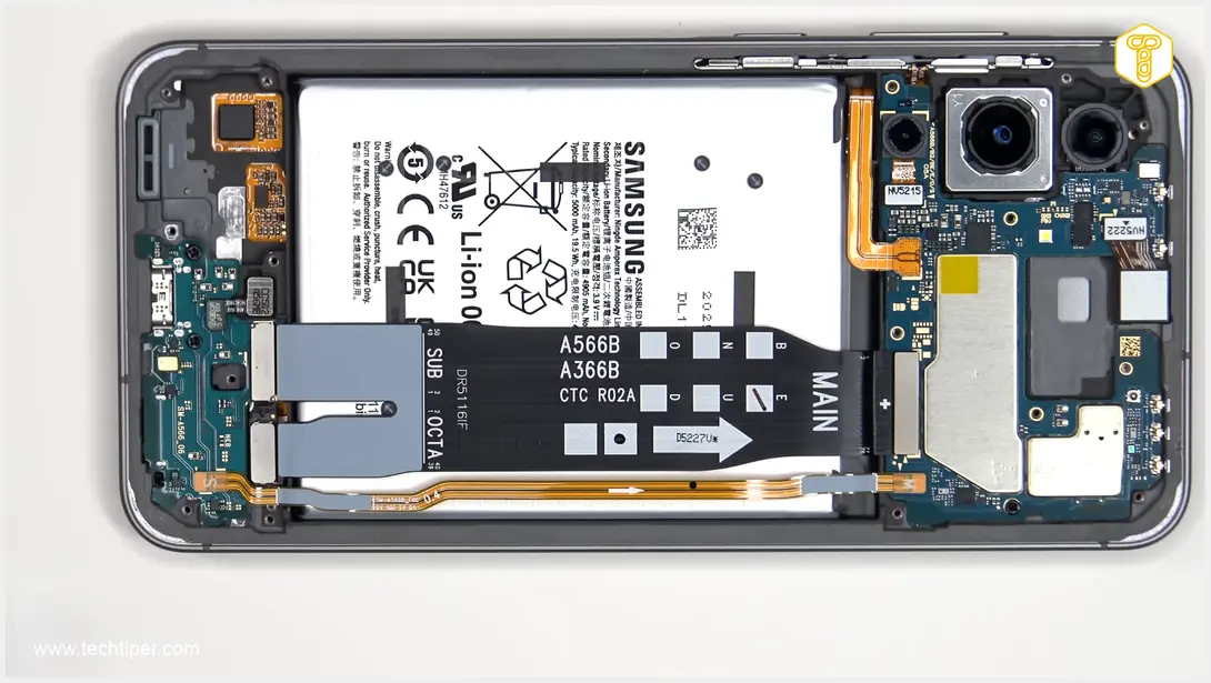 Image showing Samsung Galaxy A57 Teardown