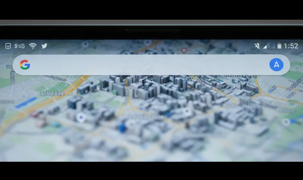 Image showing Google Pixel Blue Dot Location Indicator