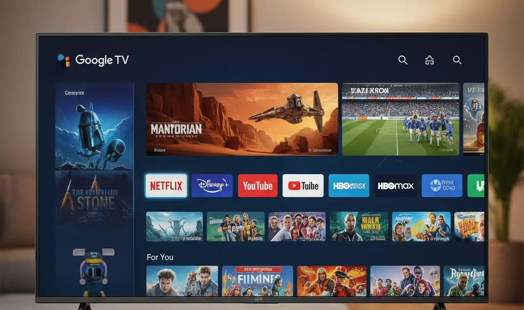 Image showing 55-inch QLED Google TV Deal