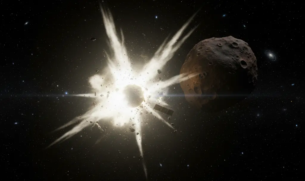 Image showing DART Mission Asteroid Impact