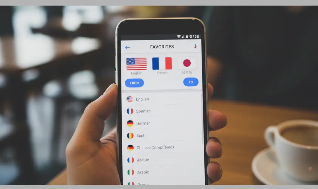 Image showing Google Translate Language Pinning Feature