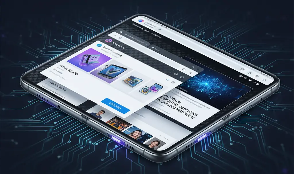 Image showing Samsung One UI 9 Multi-Window Browser