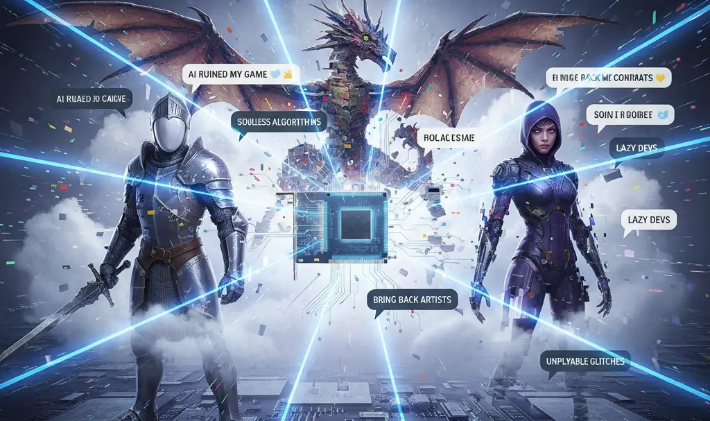 Image showing NVIDIA DLSS 5 Generative AI Controversy