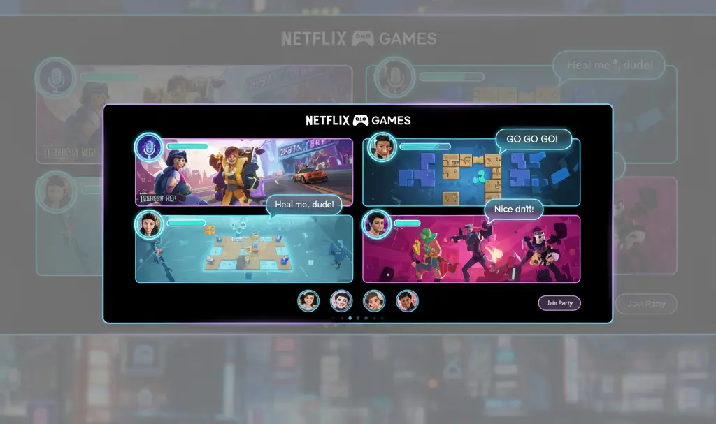 Netflix Prepares New Feature for Gamers: The Service Aims for a Discord-like Function