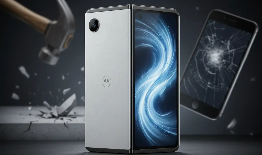 Image showing Gorilla Glass Ceramic 3 Motorola Razr Fold Durability