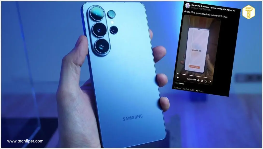Is the green line back? Samsung smartphone users sound the alarm again