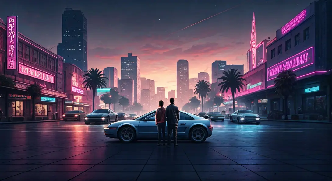 GTA 6 with Pre-order Date. Rockstar Reveals Official Game Cover