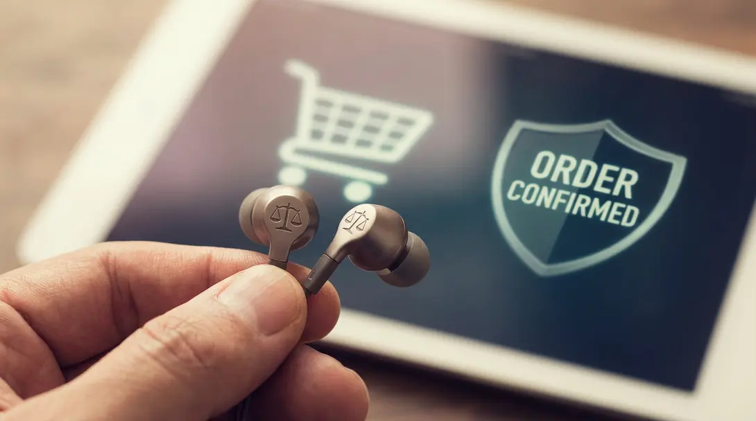 Image showing Consumer Rights In-Ear Headphones Return