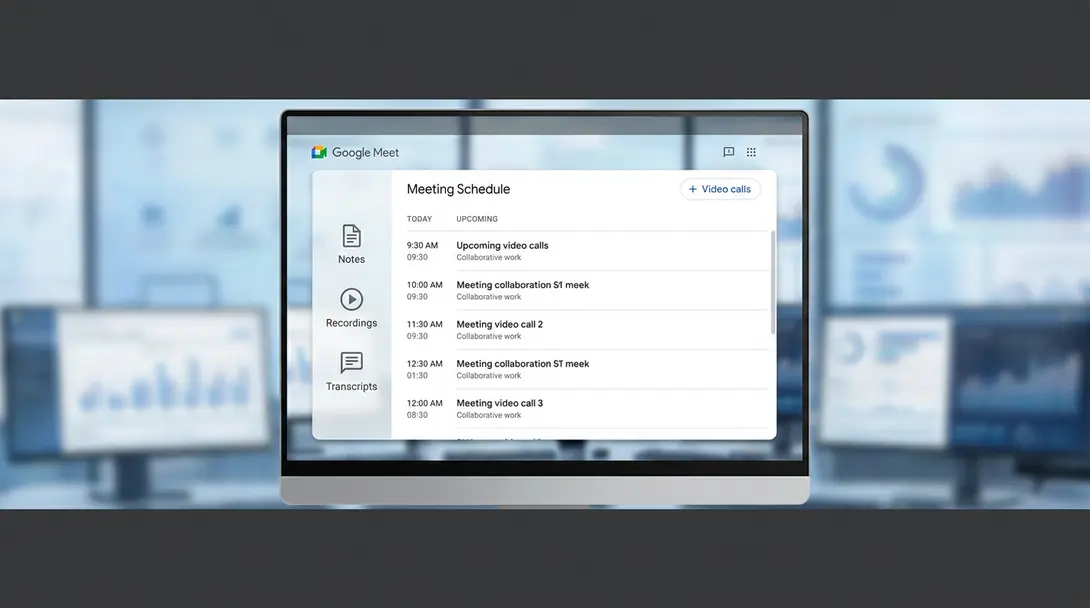 New in Google Meet. The interface will undergo a metamorphosis.