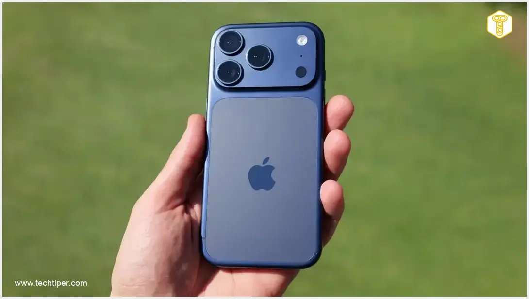 Image showing iPhone 20 conceptual design with advanced display and sleek profile