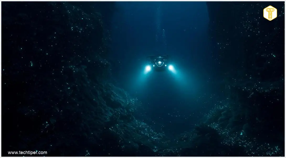 Image showing Ifremer Deep-6000 drone in action