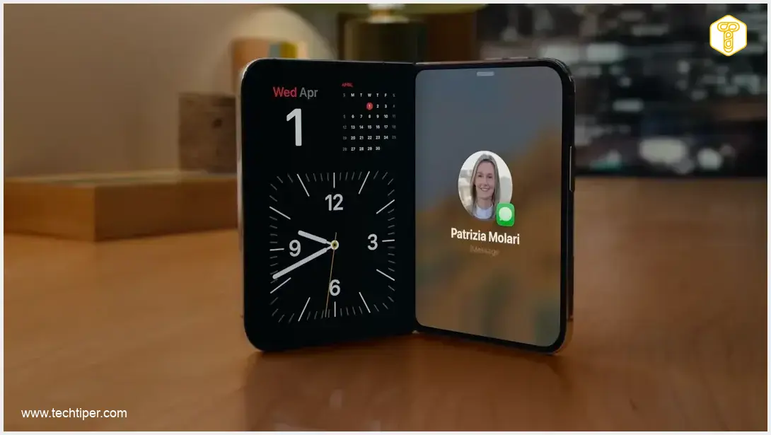 Image showing Futuristic Foldable Smartphone Comparison