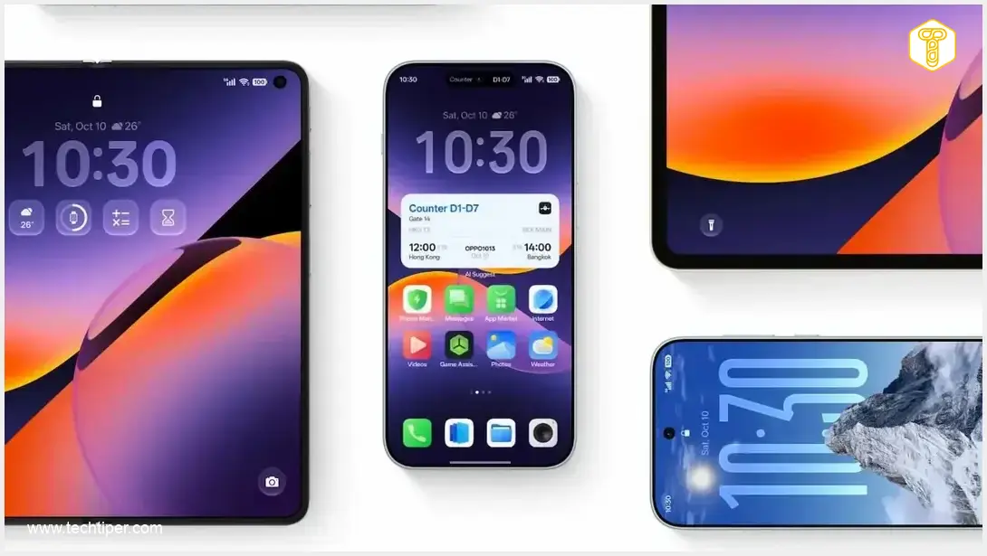 Image showing ColorOS 17 UI AI Features
