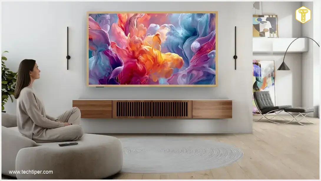 Image showing Hisense CanvasTV 65S7S Art Mode
